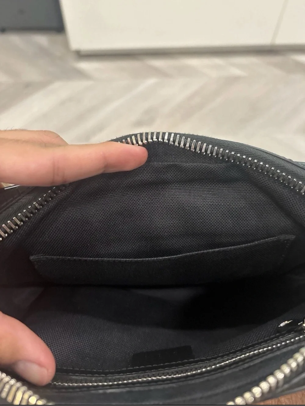 Gucci GG Supreme Black Belt Bag Waist Bag New